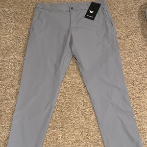 Men’s Lululemon Light Gray Commission Pants 34X32